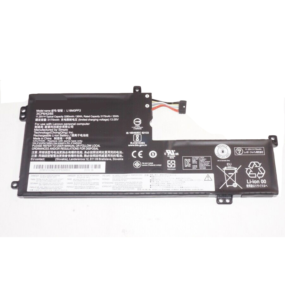 Batería para L12L4A02-4INR19/lenovo-L18M3PF2